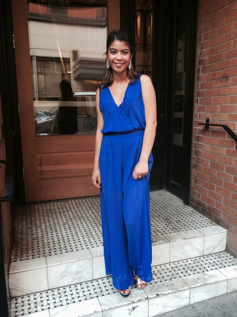 march agraviador, the p town girls, portland blogger, fashion blogger, street style, jumpsuit, mod deals, metallic heels, bachelorette party, ootn, what I wore tonight