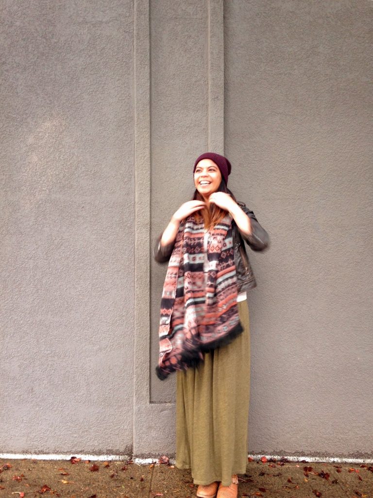 outfit of the day, fall style, maxi skirt, leather jacket, aztec print scarf, beanie, portland blogger, fashion blogger, pdx blogger, filipino fashionista outfit of the day, fall style, maxi skirt, leather jacket, aztec print scarf, beanie, portland blogger, fashion blogger, pdx blogger, filipino fashionista