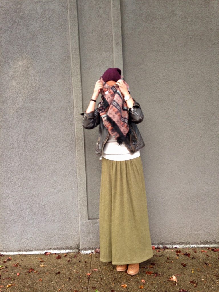 outfit of the day, fall style, maxi skirt, leather jacket, aztec print scarf, beanie, portland blogger, fashion blogger, pdx blogger, filipino fashionista outfit of the day, fall style, maxi skirt, leather jacket, aztec print scarf, beanie, portland blogger, fashion blogger, pdx blogger, filipino fashionista