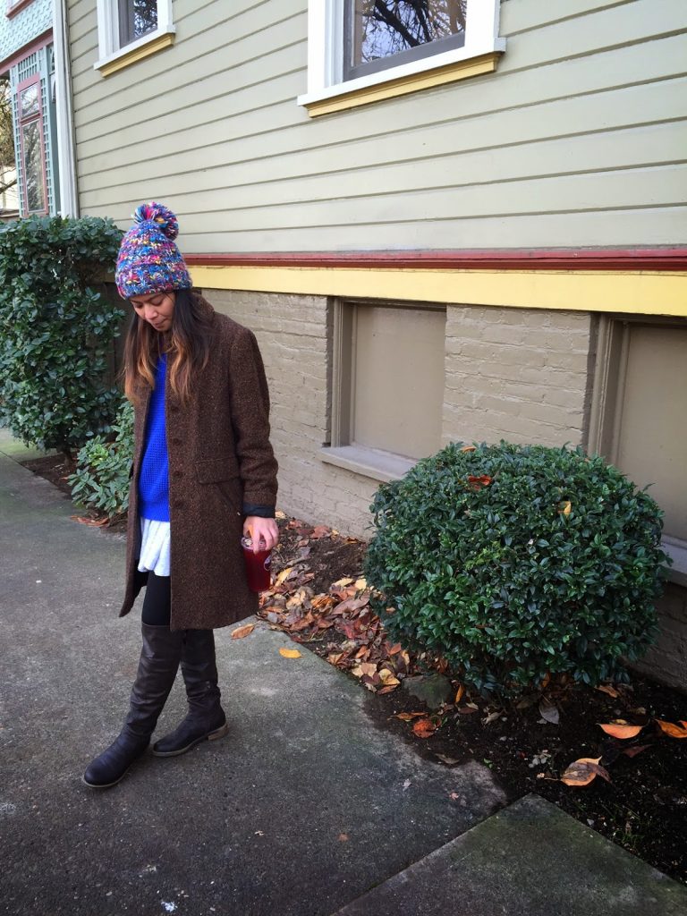 over the knee boots, thigh high boots, ptowngirls, portland blogger, fashion blogger, affordable fashion, the story of, forever 21, blue sweater, shoe dazzle, brown coat, street style over the knee boots, thigh high boots, ptowngirls, portland blogger, fashion blogger, affordable fashion, the story of, forever 21, blue sweater, shoe dazzle, brown coat, street style