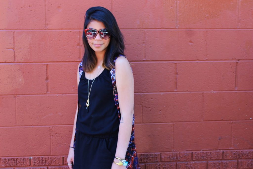 summer, black tank dress, cat eye glasses, floor length kimono, gold bracelets, portland blogger, portland street style, ootd summer, black tank dress, cat eye glasses, floor length kimono, gold bracelets, portland blogger, portland street style, ootd