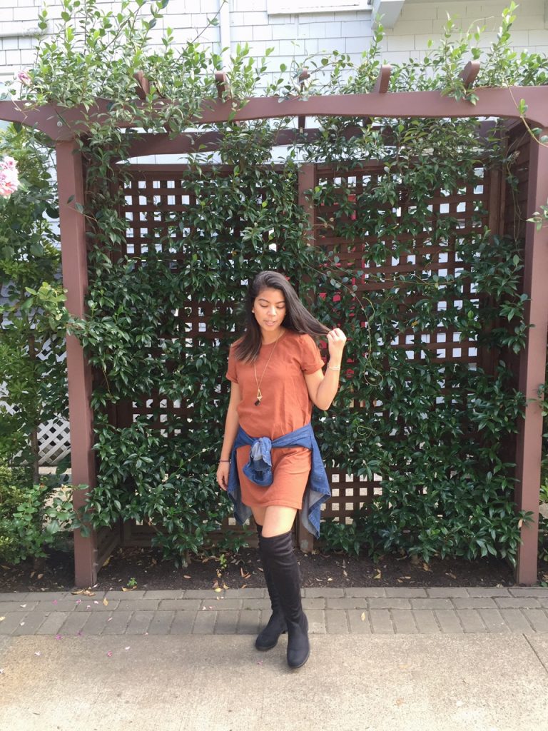 over the knee boots, shift dress, portland blogger, fall outfit 2015, october, chambray shirt, pdx fashion blogger, fall style, over the knee boots, shift dress, portland blogger, fall outfit 2015, october, chambray shirt, pdx fashion blogger, fall style,