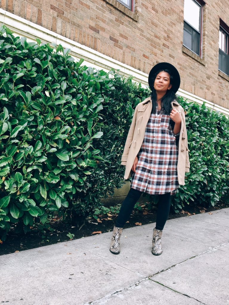 hat, ecco snake skin booties, gap brown coat, how to wear snake skin booties, portland fashion blogger hat, ecco snake skin booties, gap brown coat, how to wear snake skin booties, portland fashion blogger