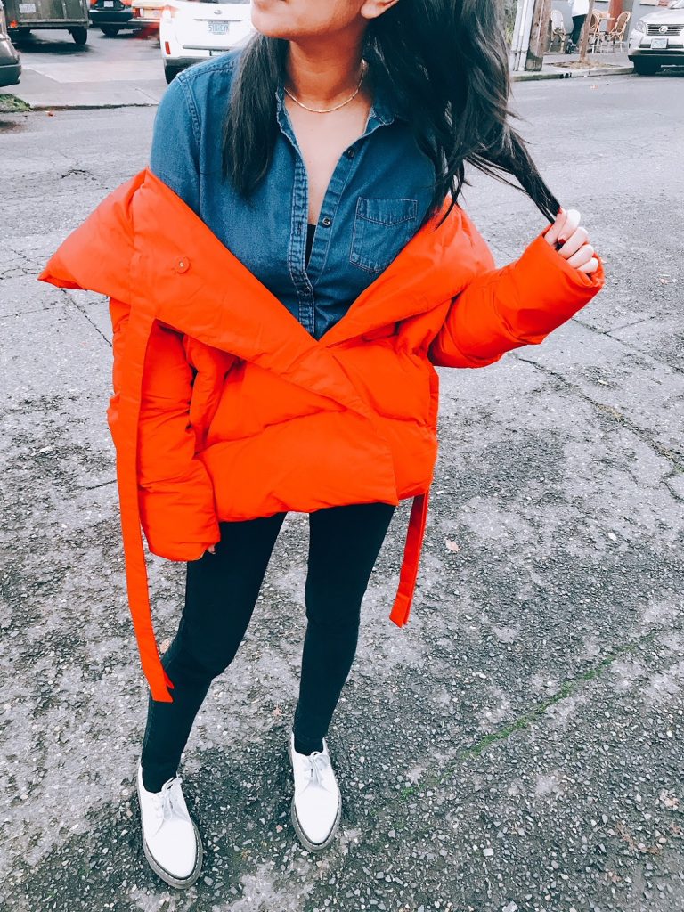 padded coat, red puffer jacket, balenciaga dupe, winter coat, portland fashion blogger, how to style, winter fashion, affordable fashion padded coat, red puffer jacket, balenciaga dupe, winter coat, portland fashion blogger, how to style, winter fashion, affordable fashion