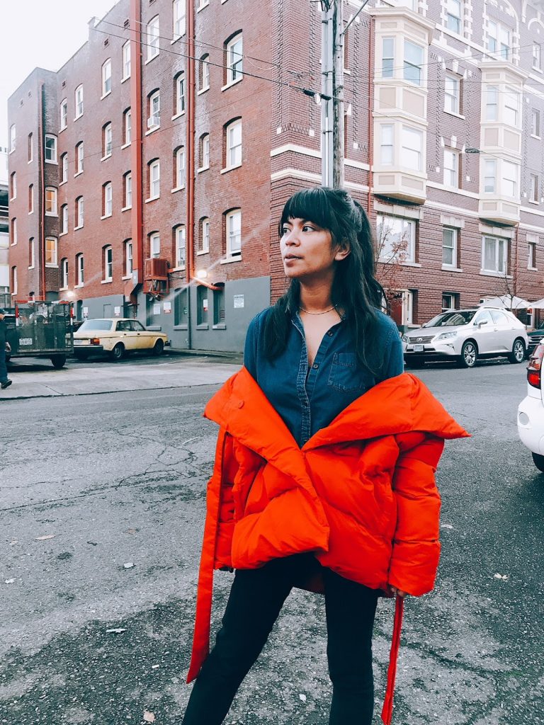 padded coat, red puffer jacket, balenciaga dupe, winter coat, portland fashion blogger, how to style, winter fashion, affordable fashion padded coat, red puffer jacket, balenciaga dupe, winter coat, portland fashion blogger, how to style, winter fashion, affordable fashion