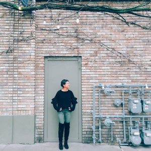 ruffled blouse, knee high boots, maiden braids, portland blogger, monthly favorites