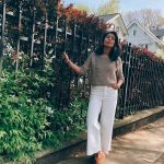 how to wear white jeans, portland blogger, affordable fashion