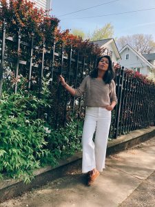how to wear white jeans, portland blogger, affordable fashion