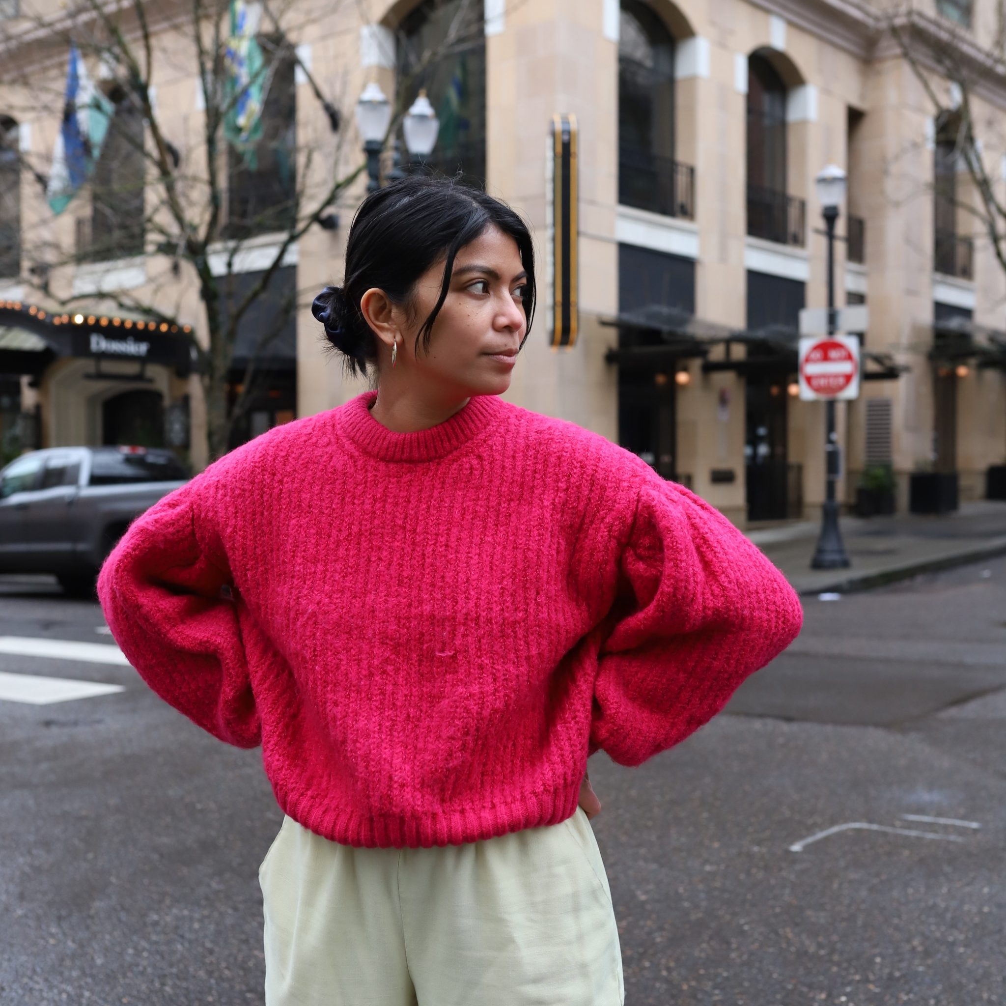 How to wear bright colors in the winter. - The P. Town Girls